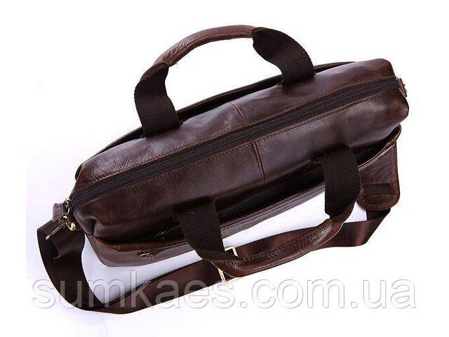 Сумка чоловіча Vintage 14114 Коричнева - Фото 7