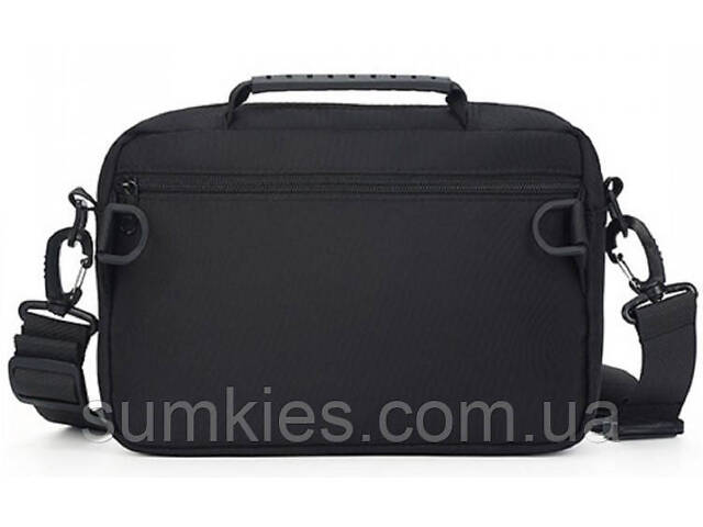 Сумка чоловіча з тканини Confident чорна - Фото 2