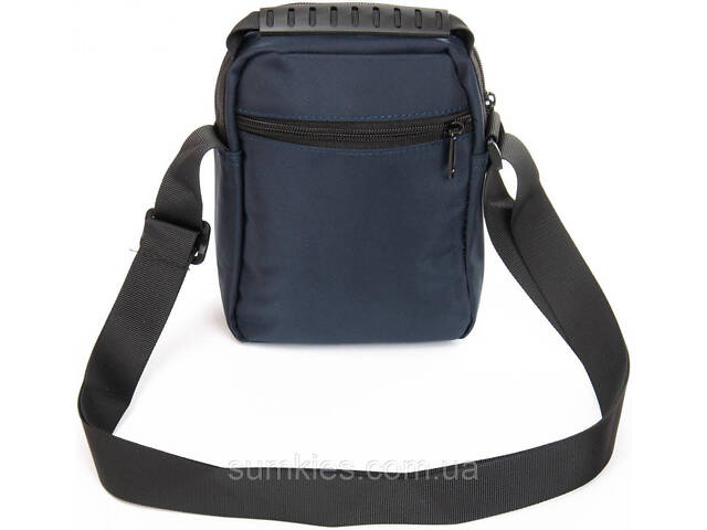 Сумка на плече Lanpad чоловіча синя - Фото 4