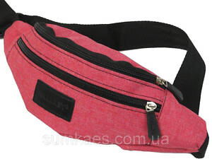 Сумка на пояс 8w2906 красная джинс бананка поясная барсетка мужская