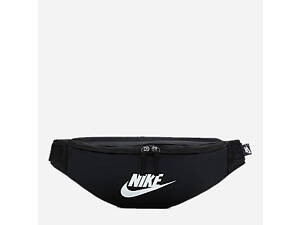 Сумка на пояс (бананка) Nike Heritage Waistpack Чорна (DB0488-010)
