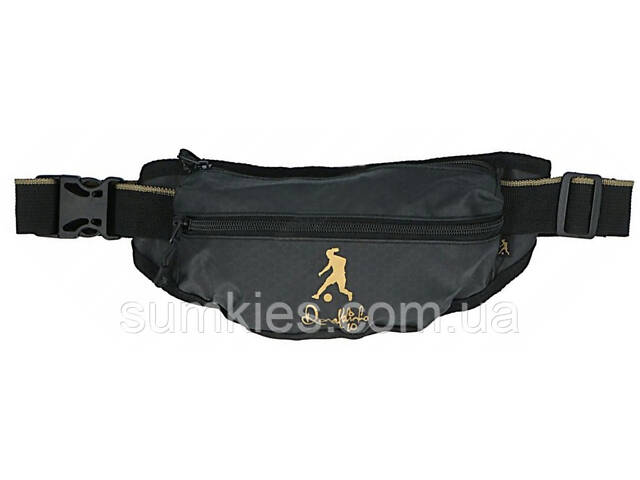 Сумка на пояс, бананка Ronaldindho 10 Waist bag чорна - Фото 1