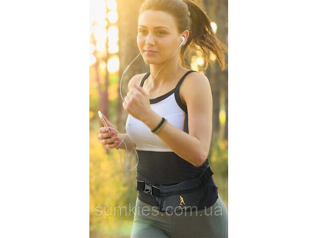 Сумка на пояс, бананка Ronaldindho 10 Waist bag чорна - Фото 2