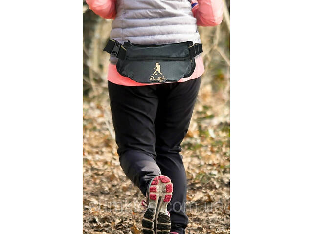 Сумка на пояс, бананка Ronaldindho 10 Waist bag чорна - Фото 3