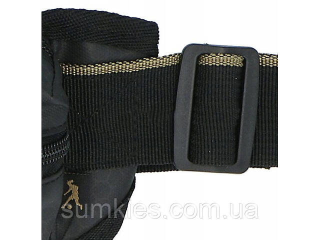 Сумка на пояс, бананка Ronaldindho 10 Waist bag чорна - Фото 7