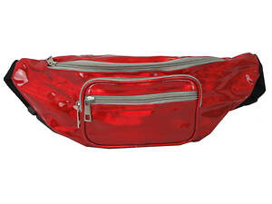 Сумка на пояс Loren из кожзаменителя красная