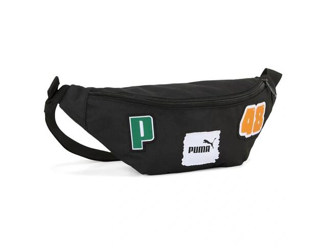 Сумка на пояс Puma PHASE PATCH Waist Bag 2,2L черный Уни 31.5х9х15.5 см 091162-01 - Фото 1