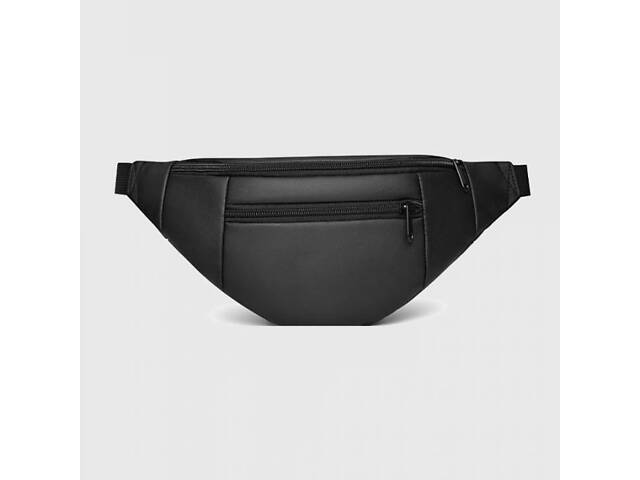 Сумка на пояс. Сумка через плече. бананка чоловіча / жіноча. Колір чорний - Фото 27