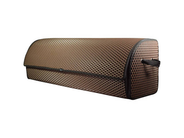 Сумка-органайзер EVAtech XL-PRO 32x100x30 см. Ромб коричневий з чорною кантою (BS13643OX3RZB) - Фото 5