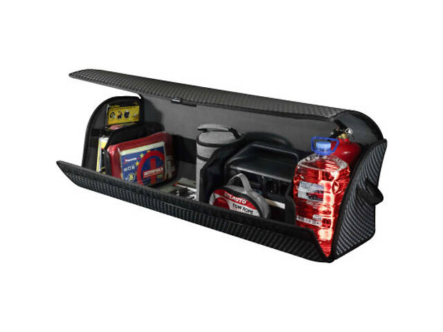 Сумка-органайзер EVAtech XL-PRO 32x100x30 см. Сота сіра з чорною кантою (BS13643OX3SGB) - Фото 4