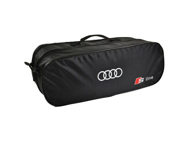 Сумка-органайзер Poputchik в багажник Audi S-Line чорна (03-099-2Д) - Фото 2