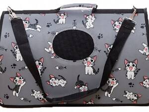 Сумка-переноска для животных Petstory серый (S1645296)