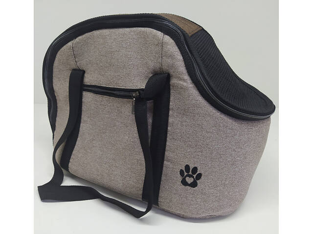 Сумка-переноска для тварин, легка, з фіксатором Лофт No0 220х320х270 - Фото 2