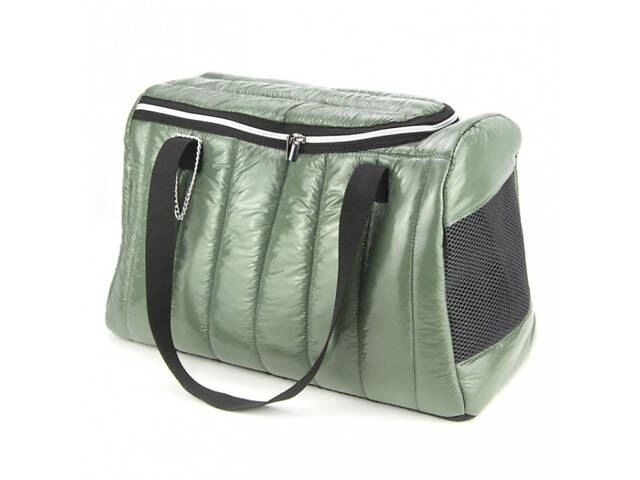 Сумка переноска для котов и собак Талисман 21х47х30 см хаки - Фото 1