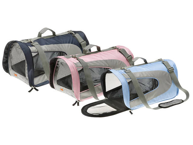 Сумка-переноска для маленьких собак Ferplast Beauty (Ферпласт Бьюти) 8, Синий - Фото 4