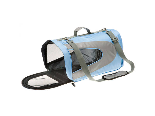 Сумка-переноска для маленьких собак Ferplast Beauty (Ферпласт Бьюти) 8, Синий - Фото 2