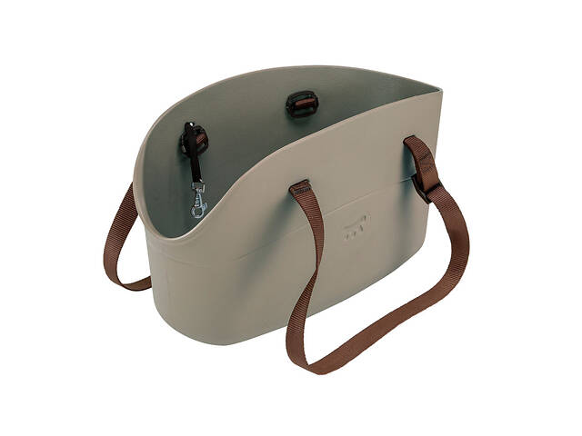 Сумка-переноска для собак Ferplast With-Me Small (Ферпласт Вотч-Ми Смолл) Сірий - Фото 1