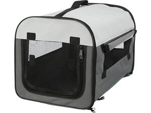 Сумка-переноска для собак и кошек Trixie Mobile Kennel 50 х 50 x 60 см Синяя с голубым (4011905397030)