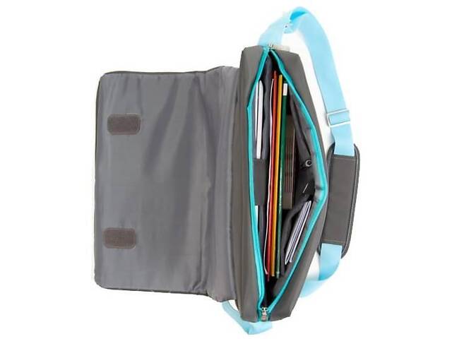 Сумка почтальонка для ноутбука 15,6' Platinet Messenger PTO156MCG Серая - Фото 2