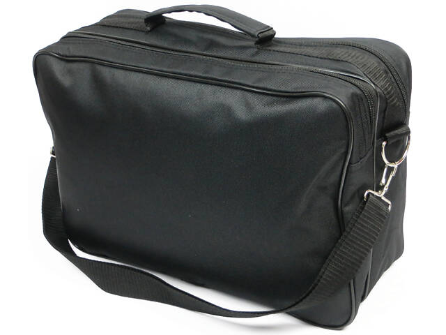 Сумка-портфель Wallaby тканинна чорна - Фото 5