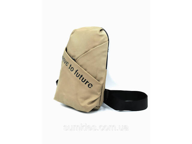 Сумка-слінг 26 x 17 x 3 см Weatro ssch-kit-0147 Бежевий - Фото 3