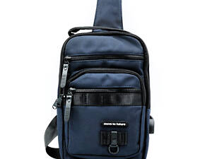 Сумка-слинг 29 x 18 x 9 см Weatro Синяя ssch-kit-0070