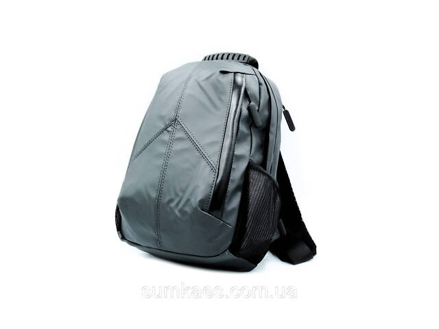 Сумка-слінг 33 x 20 x 10 см Weatro Сіра ssch-kit-0063 - Фото 6