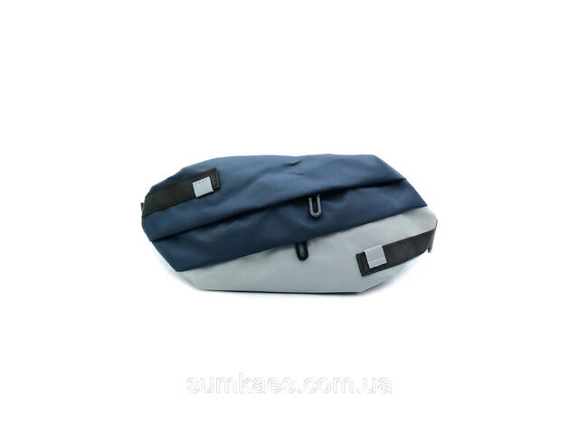 Сумка-слінг 38 x 16 x 6 см Weatro Синьо-сіра ssch-kit-0020 - Фото 2