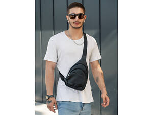 Сумка слинг через плечо Sambag Brooklyn черная (83111001m)