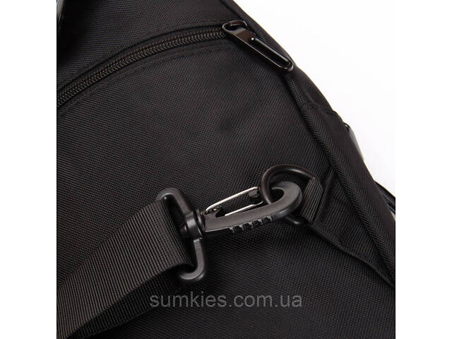 Сумка-слінг Lanpad тканинна, чорний - Фото 7