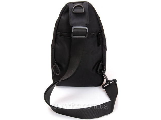 Сумка-слінг Lanpad тканинна, чорний - Фото 5