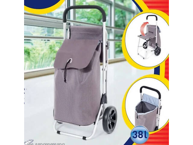 Сумка-візок Casa Si Sedi Beige (CS93075) (DAS302430) - Фото 4