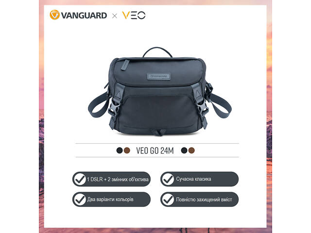 Сумка Vanguard VEO GO 24M Black (VEO GO 24 M BK) - Фото 12