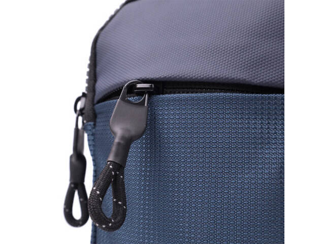 Сумка Vintage Для подорожей з текстилю Синя (22870) - Фото 7