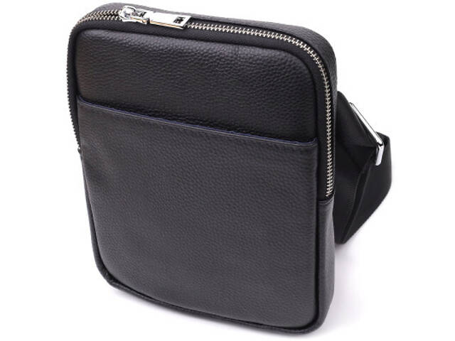 Сумка Vintage З натуральної шкіри Чорна (22862) - Фото 1