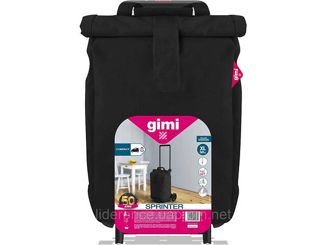 Сумка-візок Gimi Sprinter Black (168408), Оригінал! - Фото 3