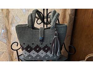 Сумки ручной работы из трикотажной пряжи