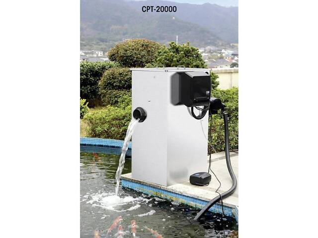 SunSun Фильтр прудовый-барабанный SunSun CPT-20000 с УФ, для водоёмов до 60 м³, из нержавеющей стали - Фото 1
