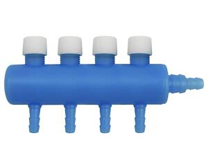 SunSun Гребінка-розподільник на чотири виходи SunSun PD-04, 4/8-4мм, пластик