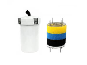 SunSun Пре-фильтр внешний SunSun HW-602 канистра 1,5 л, для аквариума до 80 л.