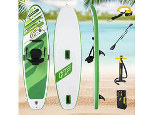 SUP борд 65310, 340 x 89 x 15 см, дошка, весла, ручний насос, сумка