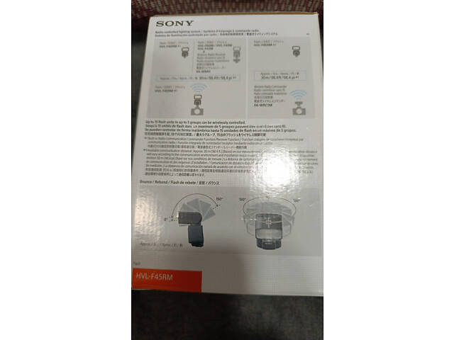 Супервспышка Sony HVL-F45RM для Sony, новая по гарантии. - Фото 4