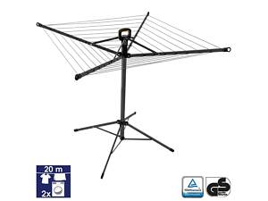 Сушарка для білизни підлогова Casa Si Pop-Up Rotary 20m Anthracite (CS92039B)