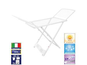 Сушарка для білизни підлогова Casa Si Resin 20m White (CS92066Q01)