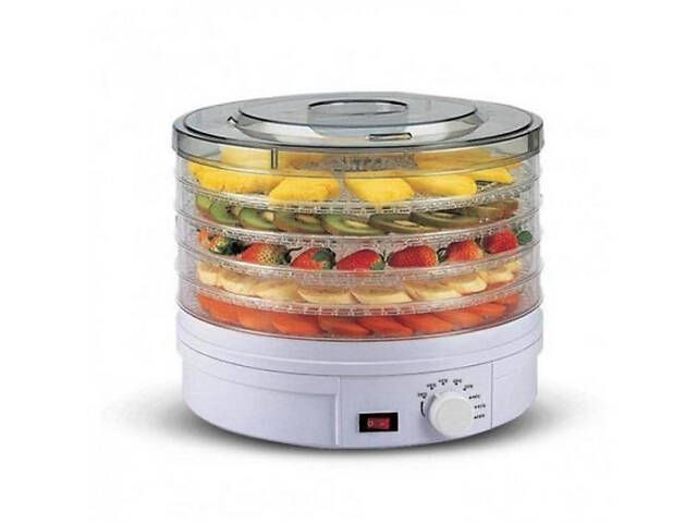 Сушилка для овощей/фруктов/мяса/пастилы/грибов OPT-TOP Zep line ZP-029 500Вт 5 ярусов Белая (1882166734) - Фото 2