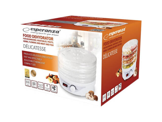Сушарка для овочів і фруктів Esperanza EKD003 - Фото 3