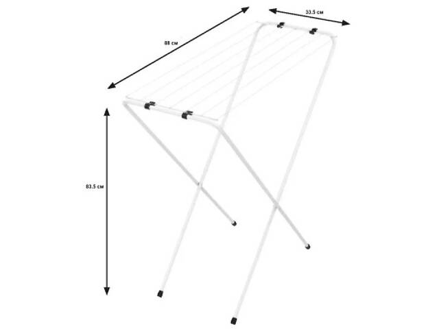 Сушарка для білизни Casa Si Eco 6 White Підлогова (CS96014X16) (DAS302401) - Фото 2