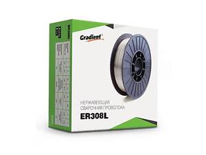 Зварювальний дріт по нержавійці Gradient ER308L 0.8 мм (1 кг)