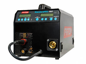 Зварювальний інверторний напівавтомат PATON StandardMIG-160 MIG/MMA : 6,2 кВА - 215А, варити з газом / без газу