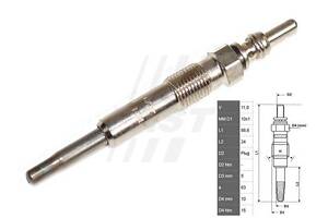 Свеча Накала 1.9dci